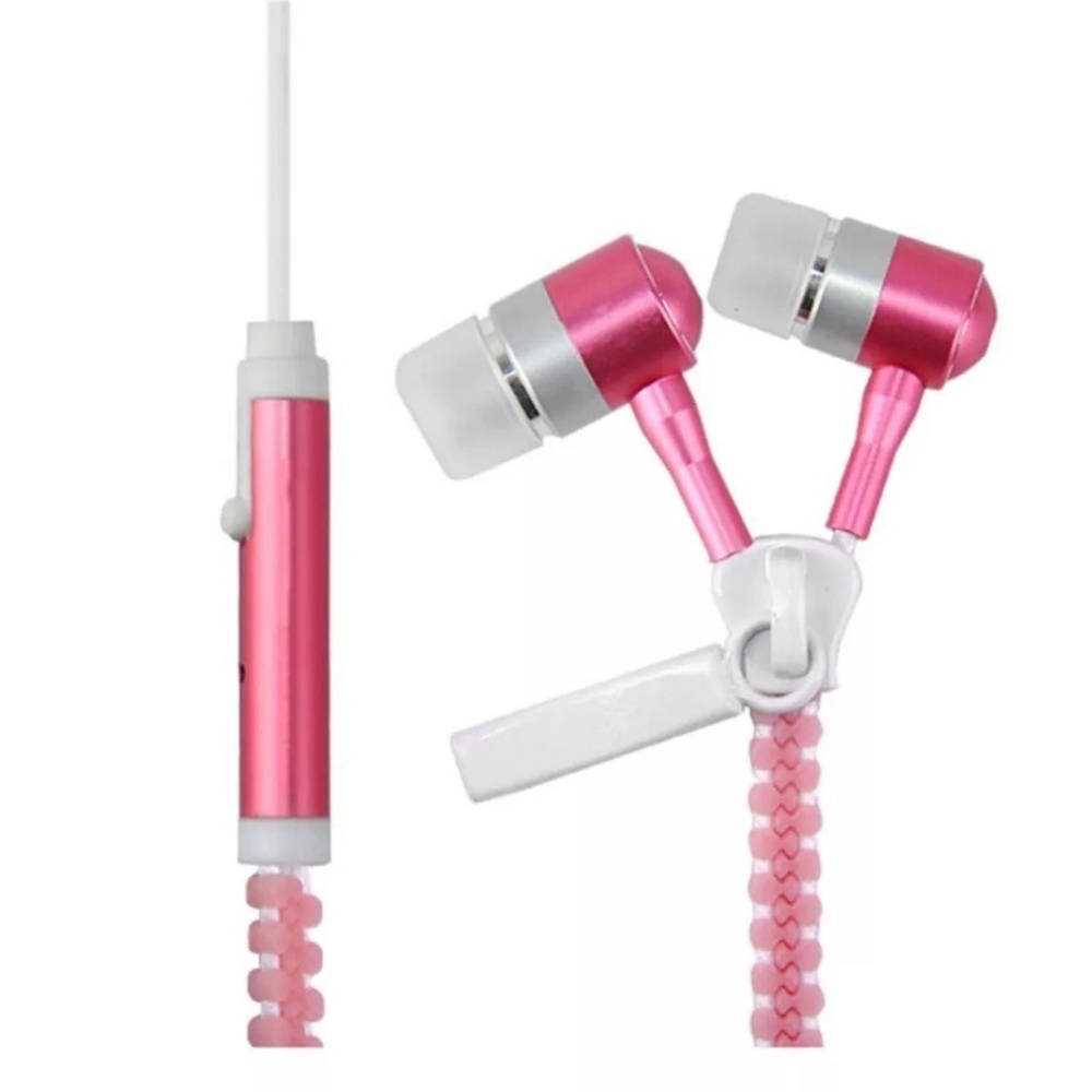 Zip up glow in the dark headphones